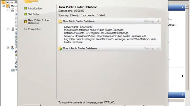 Create Public Folder Database in Exchange Server 2010 смотреть онлайн