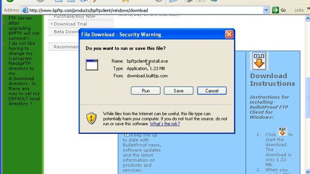 BPFTP Client for Windows - HOWTO: Download and Install смотреть онлайн
