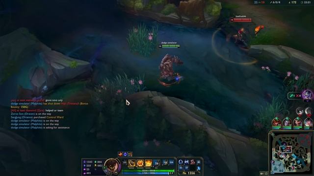 down by 3 drags but im FULL AP MALPHITE😱(trmplays dodge simulator #4) смотреть онлайн