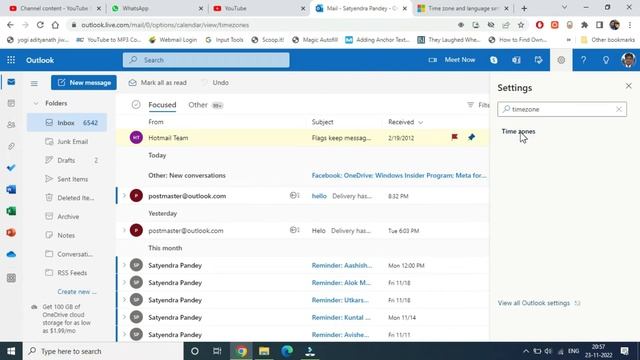How To Change Time zone in Outlook Web (2023) смотреть онлайн