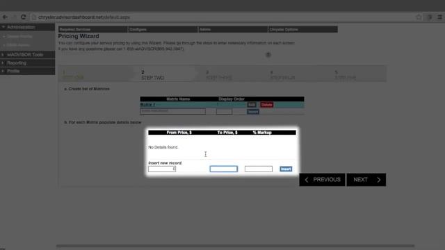 wiADVISOR Pricing Wizard Configuration смотреть онлайн