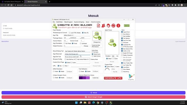 Panduan Cara Builder Website/Aplikasi Absensi ke Apk/Android смотреть онлайн