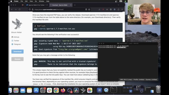 How to safely update Sparrow Wallet | Download and verify latest version смотреть онлайн
