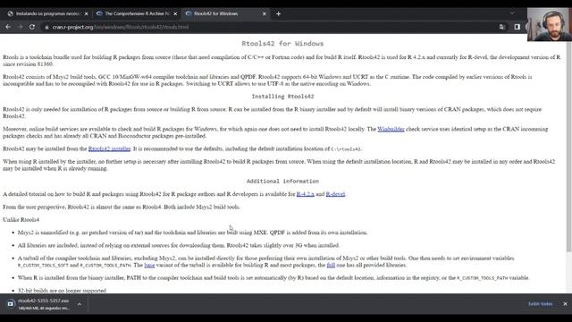 Aprendendo a Instalar o R e o RStudio смотреть онлайн
