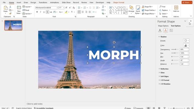 How to Create a Stunning Presentation Slide Using MORPH Transition 2024 #ppt смотреть онлайн
