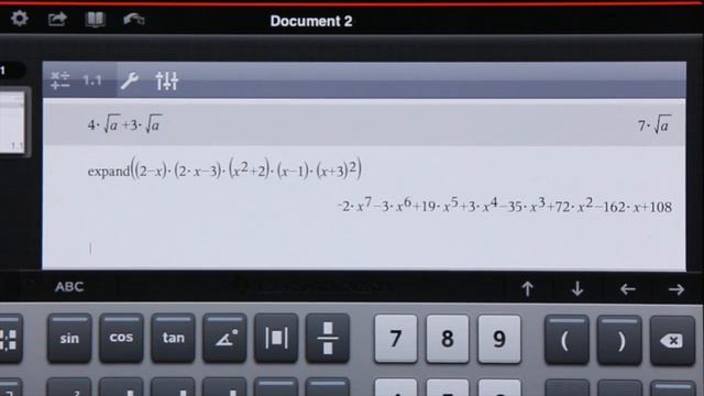 Quick Look: TI-Nspire™ CAS App for iPad - Key Features смотреть онлайн