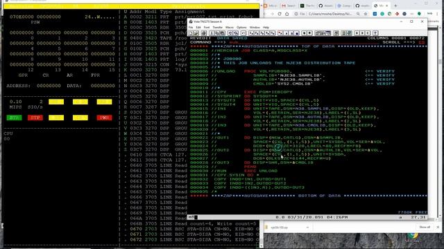 Connect MVS 3.8 to HNET/BITNET with NJE38 - M168 смотреть онлайн