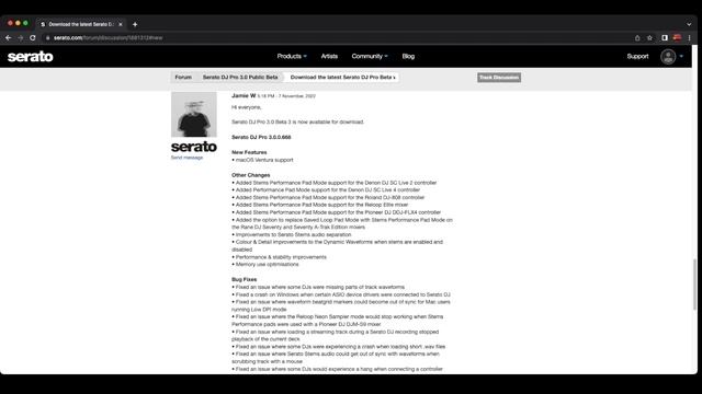 SERATO DJ PRO 3 Beta 3 - They fixed the Denon DJ SC6000 and Prime 4 screen freezing ! смотреть онлайн