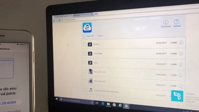Transferindo arquivos do pc para o iPhone sem usar o iTunes e sem cabo смотреть онлайн