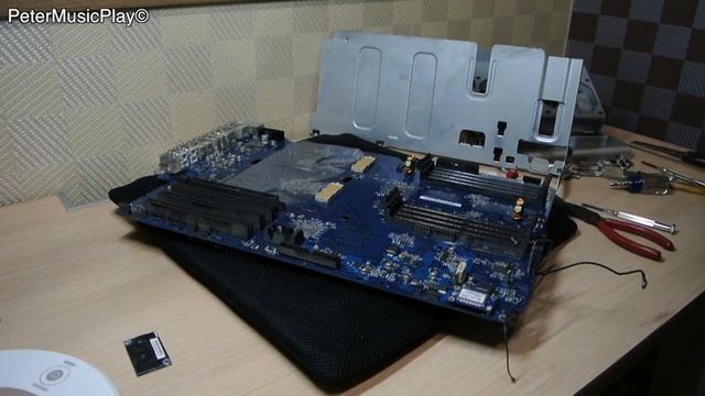 Apple Power Macintosh G5 #2 CPU LogicBoard Replacement Tear Down Disassemble PowerMac G5 смотреть онлайн