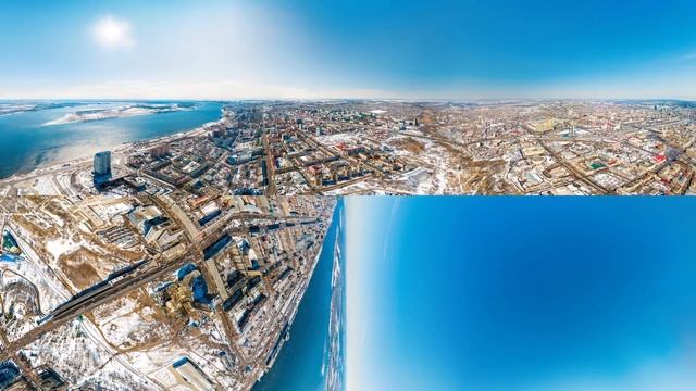 Волгоград 360. Над Астраханским мостом. смотреть онлайн