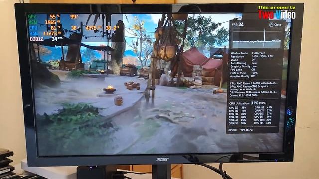 Ryzen 5 4600G Gaming Test without graphics card смотреть онлайн
