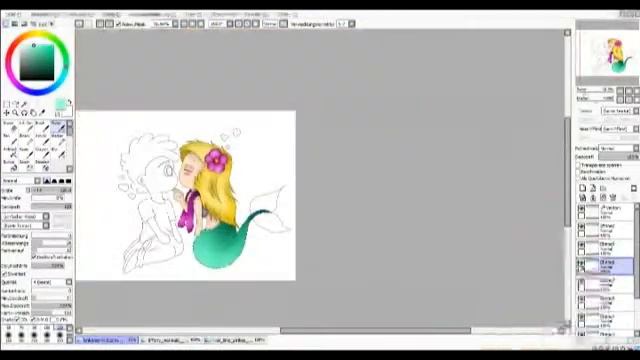 Paint Tool Sai: Speed Paint - Tiffany and James Fox смотреть онлайн