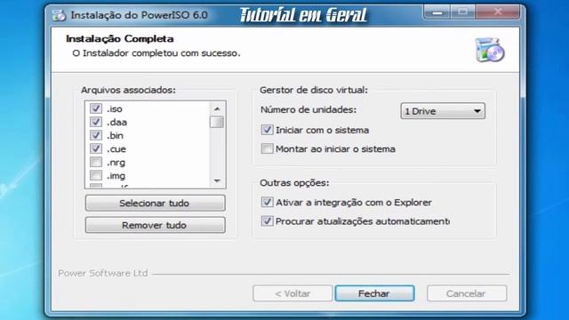 Como usar Power ISO смотреть онлайн