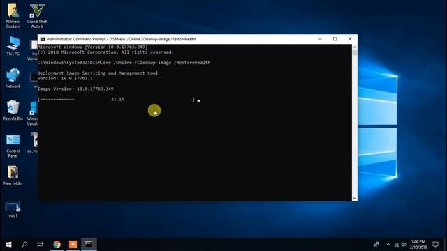 Restore Corrupted files of Windows 10 смотреть онлайн