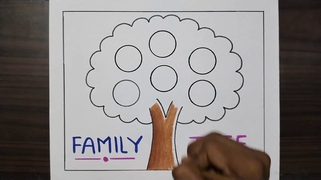 Family Tree / How to Make Family Tree Easy Step / Family Tree Project Idea / Family Tree Drawing смотреть онлайн