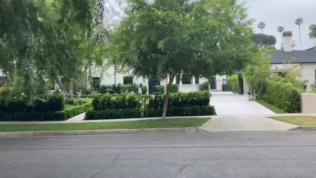 4K Beverly Hills Homes, Walking Elm Drive, Beverly Hills, California, USA, Travel смотреть онлайн