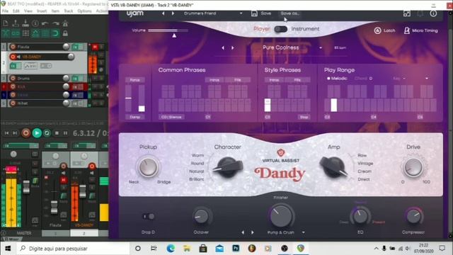 BAIXO VIRTUAL - NOTAS BÁSICAS PARA UM SOM BONITO - Ujam Instruments смотреть онлайн