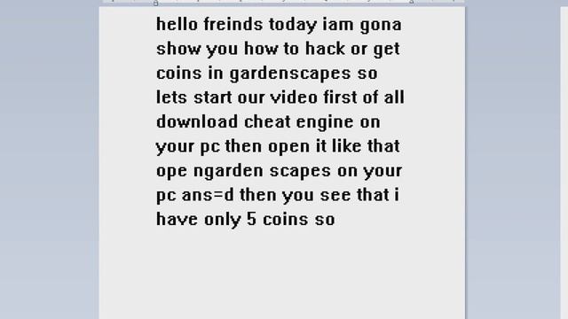HOW TO HACK OR GET MANY COINS IN GARDENSCAPES WITH CHEAT ENGINE смотреть онлайн
