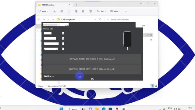 MDM Injection V1.0.0 Windows Free | MDM Bypass Without Jailbreak | MDM Injection Tool | MDM Remove