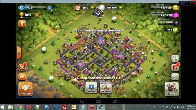 Error using Andy OS Clash of Clans смотреть онлайн