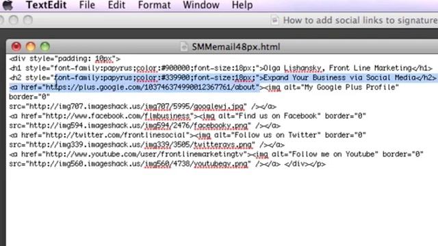 Custom Signature with Social Links (3) HTML file for Mac Mail and Outlook смотреть онлайн