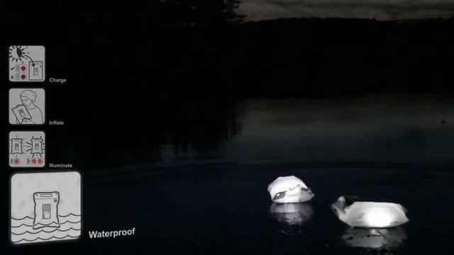 Solar Pillow Waterproof Inflatable Solar Powered Light смотреть онлайн