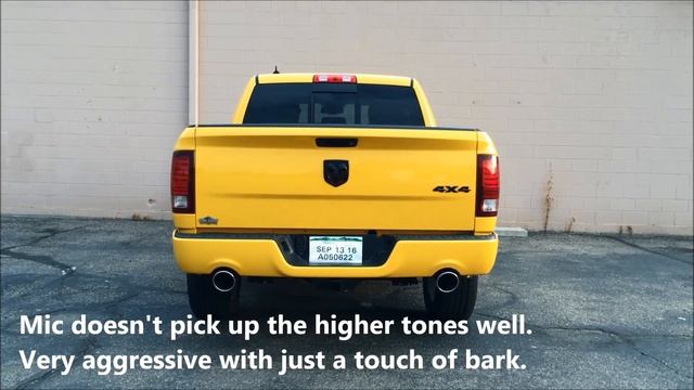 Flowmaster Super 44 Vs. Stock Exhaust 2016 Ram 1500 Sport