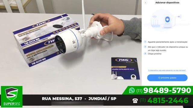 Como faço a configuração da Câmera Wifi TWG TW-9220 WB - 2MP - Áudio Bidirecional - SUPERSEG JUNDIA смотреть онлайн