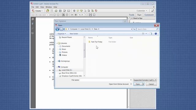 Fast Tip Friday – Signing a PDF Document Electronically смотреть онлайн