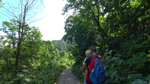 На водопад Поликаря пешком с детьми! Треш!
