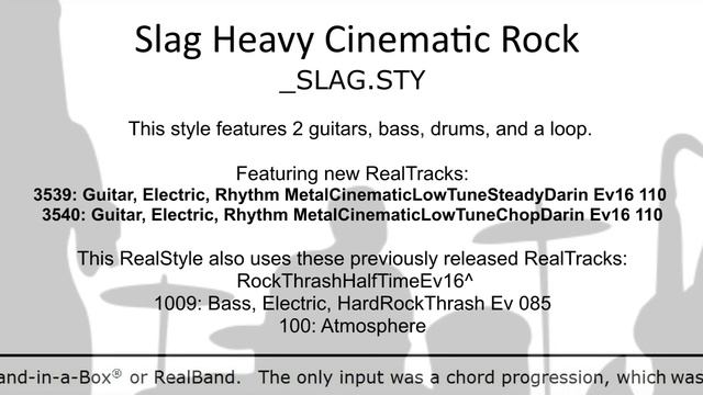 Band-in-a-Box® 2020 - RealTracks Set 341: Cinematic Metal with Darin Favorite смотреть онлайн