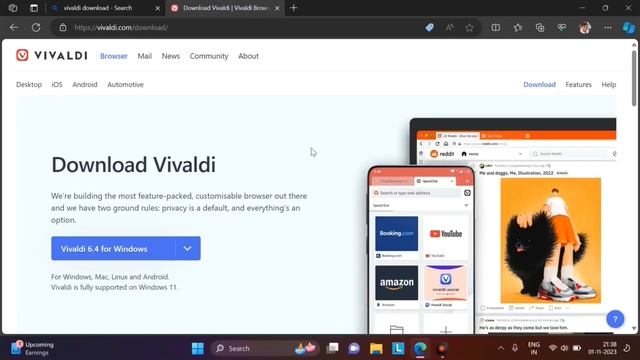 How To Download Vivaldi Browser In Windows 11 | Web Vivaldi Browser смотреть онлайн