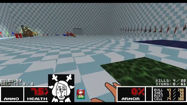 Gunelle (a simple doom sprite mod) demostration смотреть онлайн