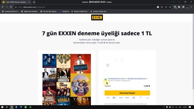 EXXEN 1 TL Üyelik Nasıl Yapılır? - EXXEN Deneme Üyeliği Nasıl Yapılır? | 2024 смотреть онлайн