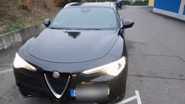 Alfa Romeo Stelvio 2.0 turbo 200 PS AWD 8. Gear automatic acceleration and overview смотреть онлайн