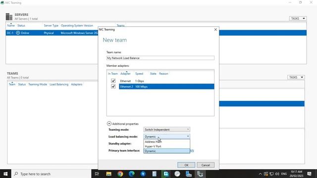How to Double your Network or Internet Speed with NIC Teaming?: Windows Server 2022 смотреть онлайн
