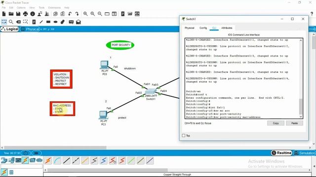 KONFIGURASI PORT SECURITY PADA CISCO смотреть онлайн