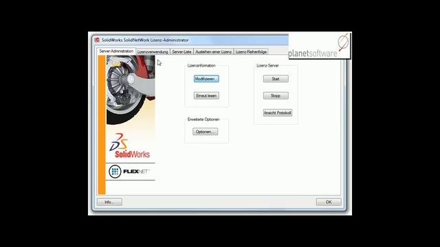 Solidworks SolidNetWork License Manager 2010
