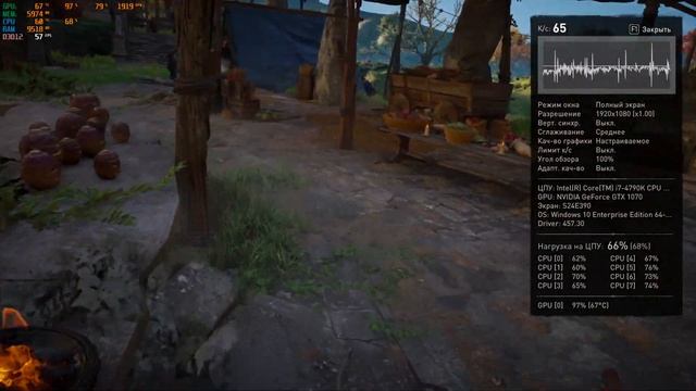 Assassin's Creed Valhalla Benchmark I GTX 1070 I i7-4790k I Ultra Settings I 1080P смотреть онлайн