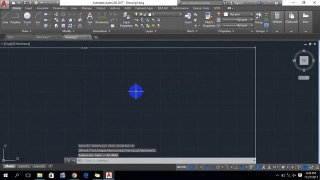Autocad 2017 basics commands Class 7 Part 3 смотреть онлайн