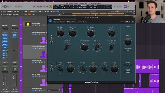 Free Indiepop Vocal Chain Preset For Logic Pro X - STOCK PLUGINS