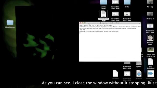 How to Make Your Desktop Background Move Using Only Terminal and No Applications смотреть онлайн