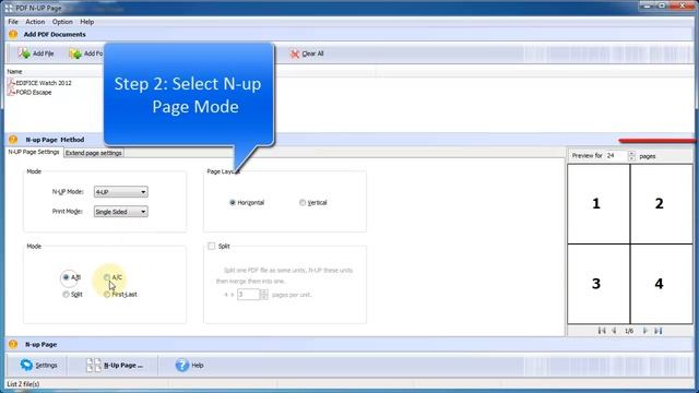 How to compose multiple specific PDF pages into a single page with A-PDF N-up Page? смотреть онлайн