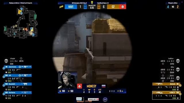 [RU] IEM Katowice 2022 Natus Vincere Vs G2#csgo