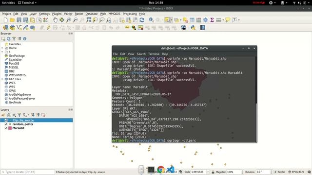 Clip by Spatial Extent using OGR2OGR | GDAL/OGR Tutorials смотреть онлайн