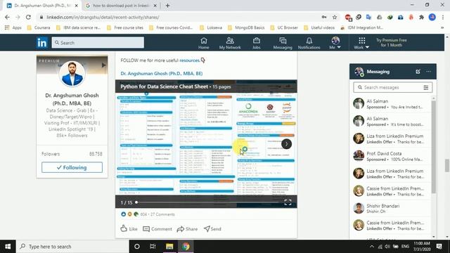How to download a PDF file in LinkedIn? смотреть онлайн