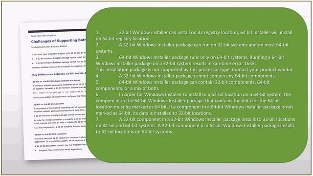 Day 3 : How to make x64/32 bit platform compatible Installshield installer смотреть онлайн