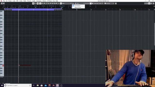 Cubase Piano Roll MIDI Editing