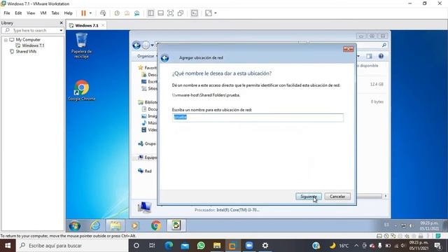 Compartir Carpetas e Instalar impresora-VMware смотреть онлайн